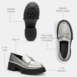 Coach Leah Crnkl Met Loafer Women's shoe Sze:7.5B