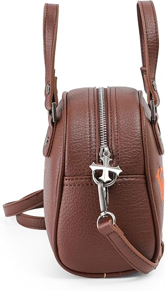 Von Dutch Bowling Bag Purse, Small Bag Crossbody Strap and Top Handles