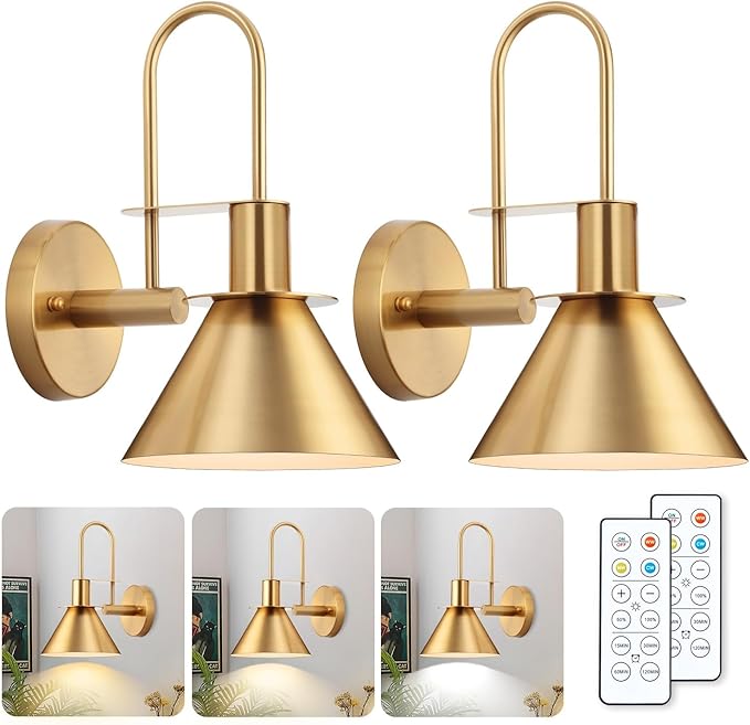 Battery Operated Wall Sconce