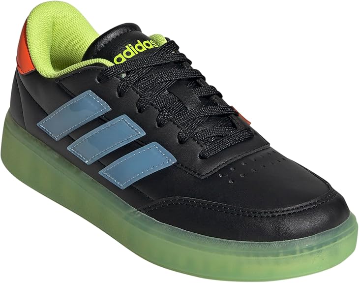Adidas Kids Boys Courtblock Lace Up Sneakers 4Y