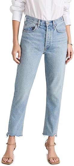 AGOLDE Women's Riley High Rise Straight Crop Jeans size 26