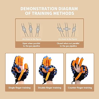 Rehabilitation robot gloves, stroke rehabilitation equipment with USB charging function, hand grinder for treatment…(OPEN BOX)