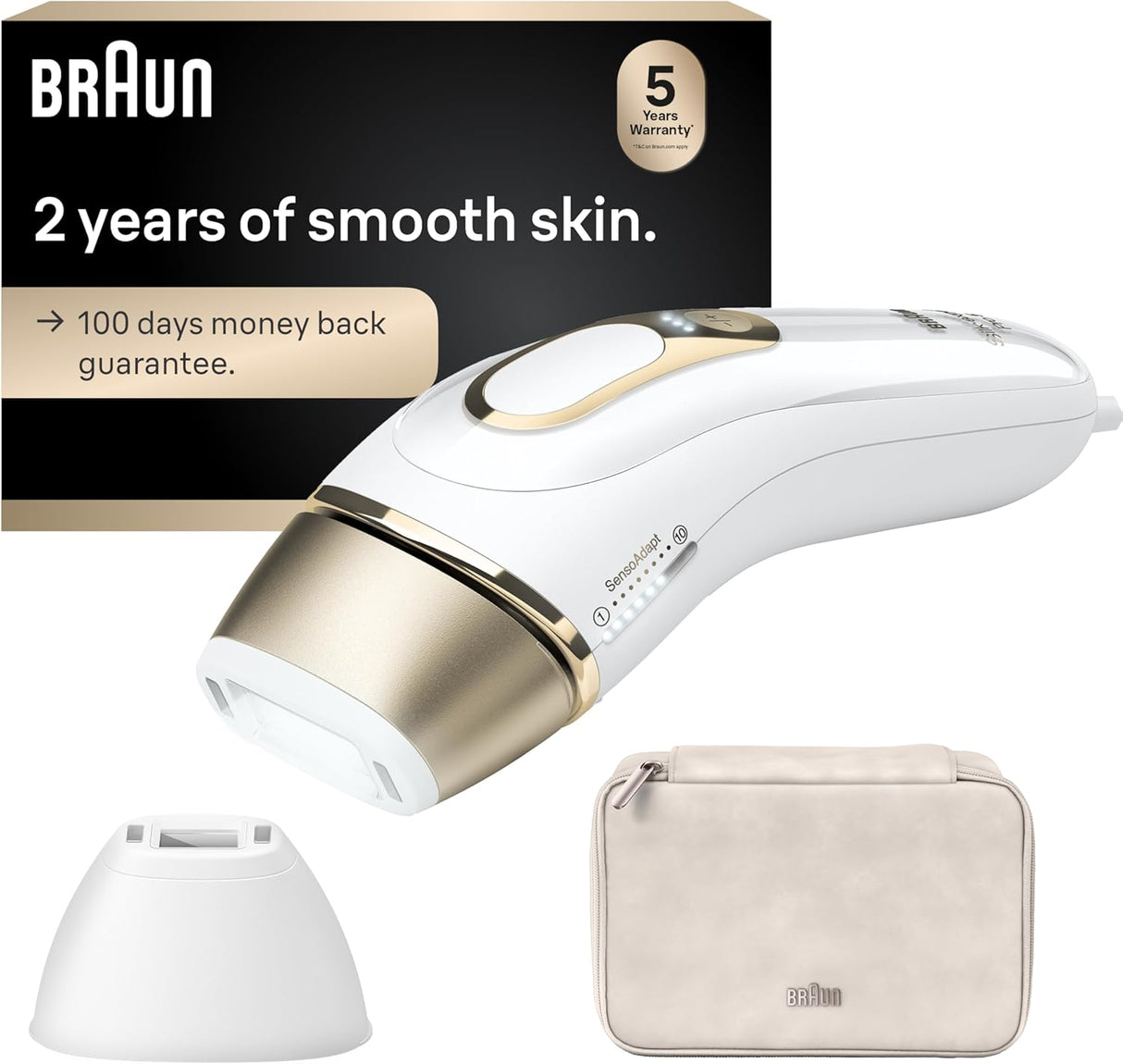 Braun IPL, Silk·Expert Pro 5, IPL Hair Removal for Women and Men