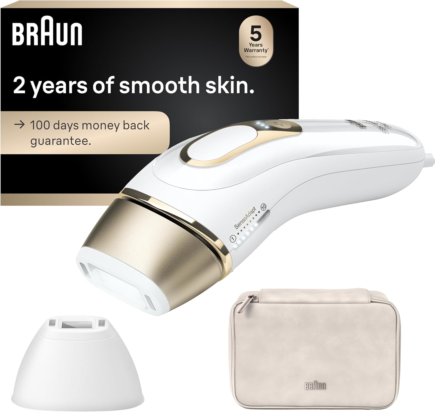 Braun IPL, Silk·Expert Pro 5, IPL Hair Removal for Women and Men