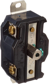 Leviton 30 Amp, 120/208 Volt- 3PY, Flush Mounting Locking Receptacle - Black - 2810