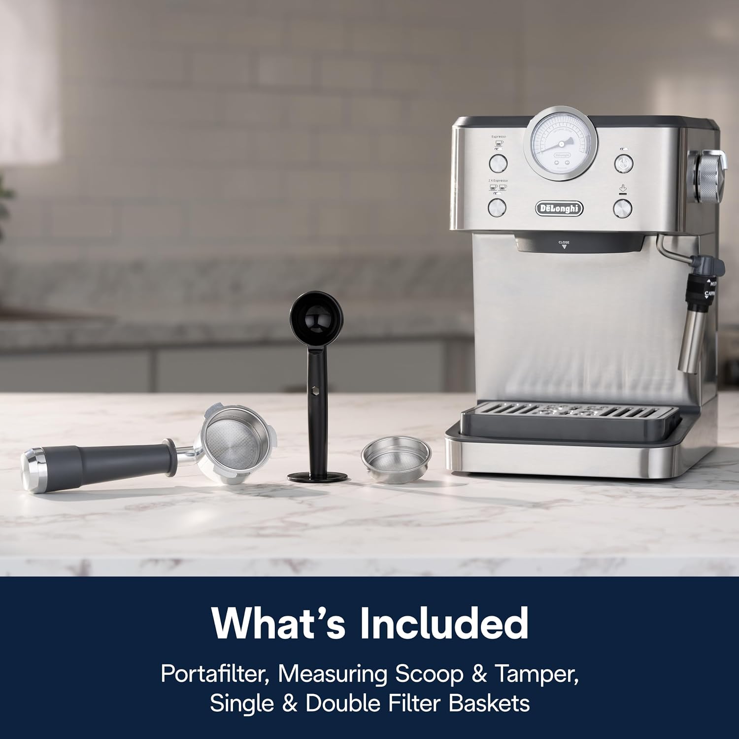 De'Longhi Classic Signature Espresso Machine - EM450M