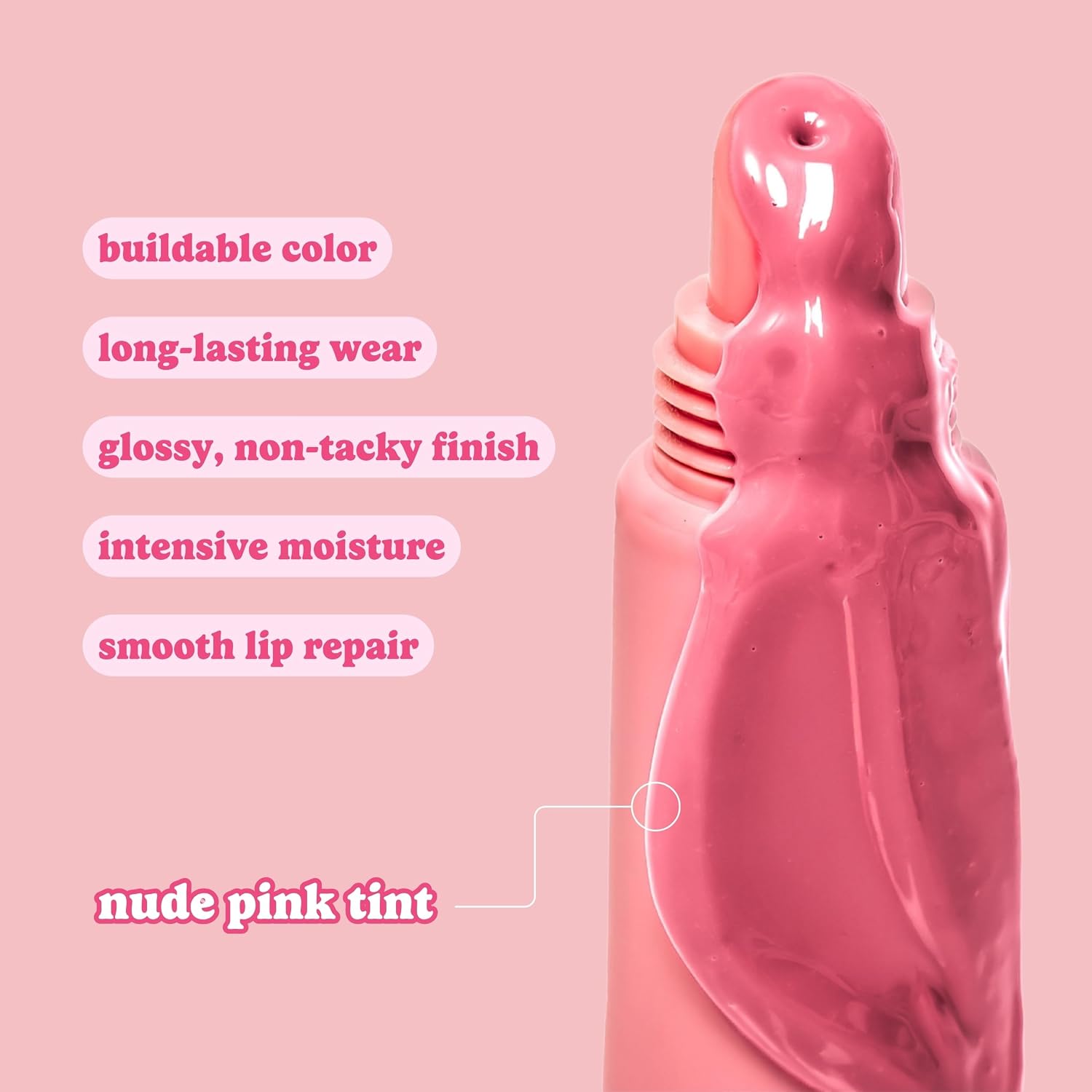 ESW BEAUTY Strawberry Banana Smoothie Lip Treatment - Soft Nude Pink