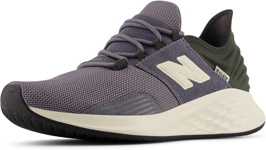 NEW BALANCE Men's Fresh Foam Roav Running Shoe in Neptune Grey/Faded Black - 9.5D