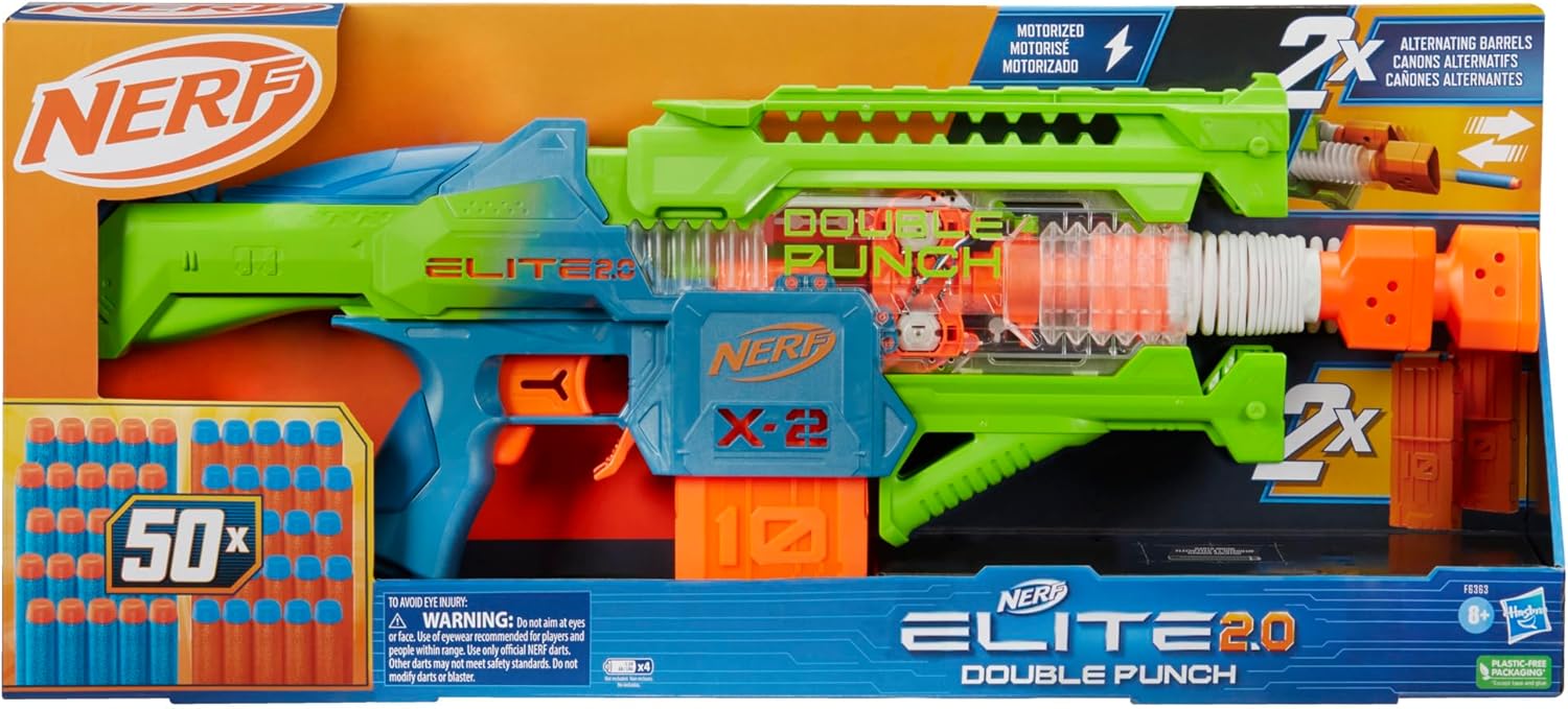 Nerf Elite 2.0 Double Punch Motorized Blaster