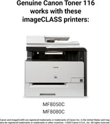 Canon Genuine 116 Cyan Toner Cartridge – Compatible with MF8050C/MF8080C