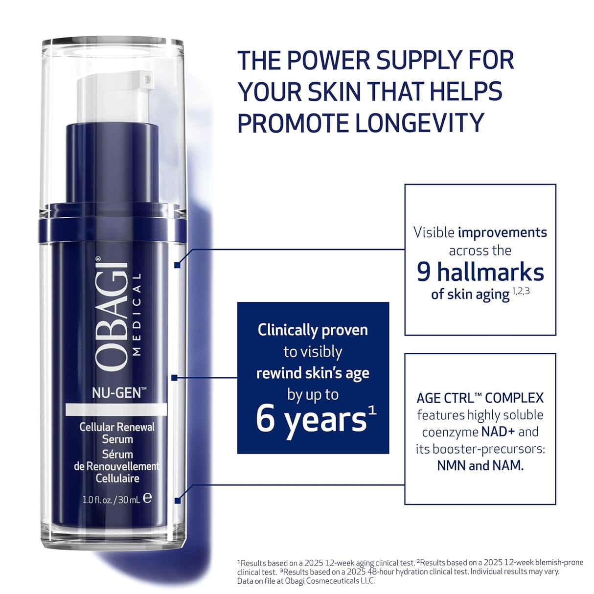 OBAGI NU-GEN™ CELLULAR RENEWAL SERUM / 0.34 Oz.
