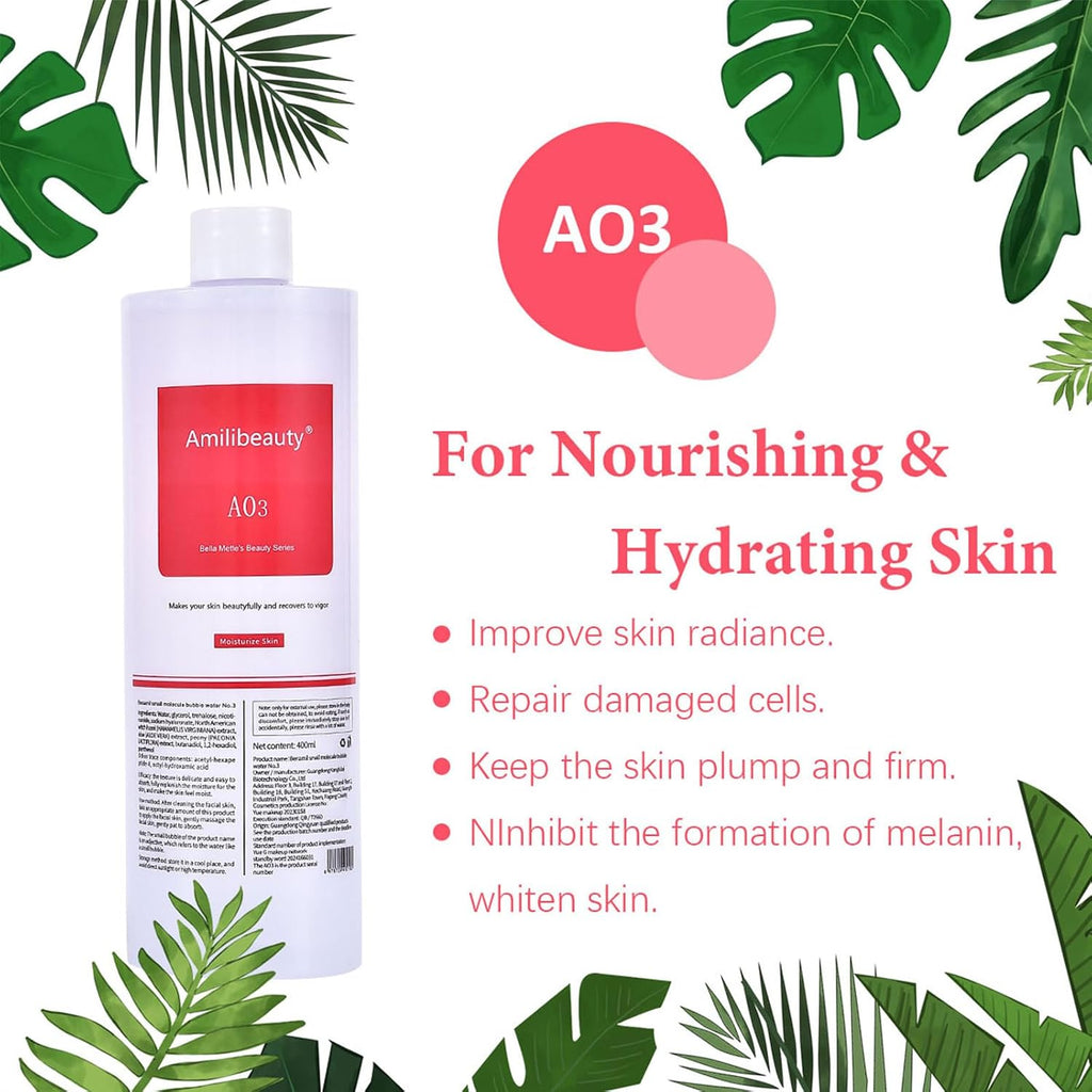 Hydrogen Oxygen 7 in1 Facial Care Machine with Serums 400ml AS1 SA2 AO3, Peeling Solution Salon, for Salon SPA Home Use
