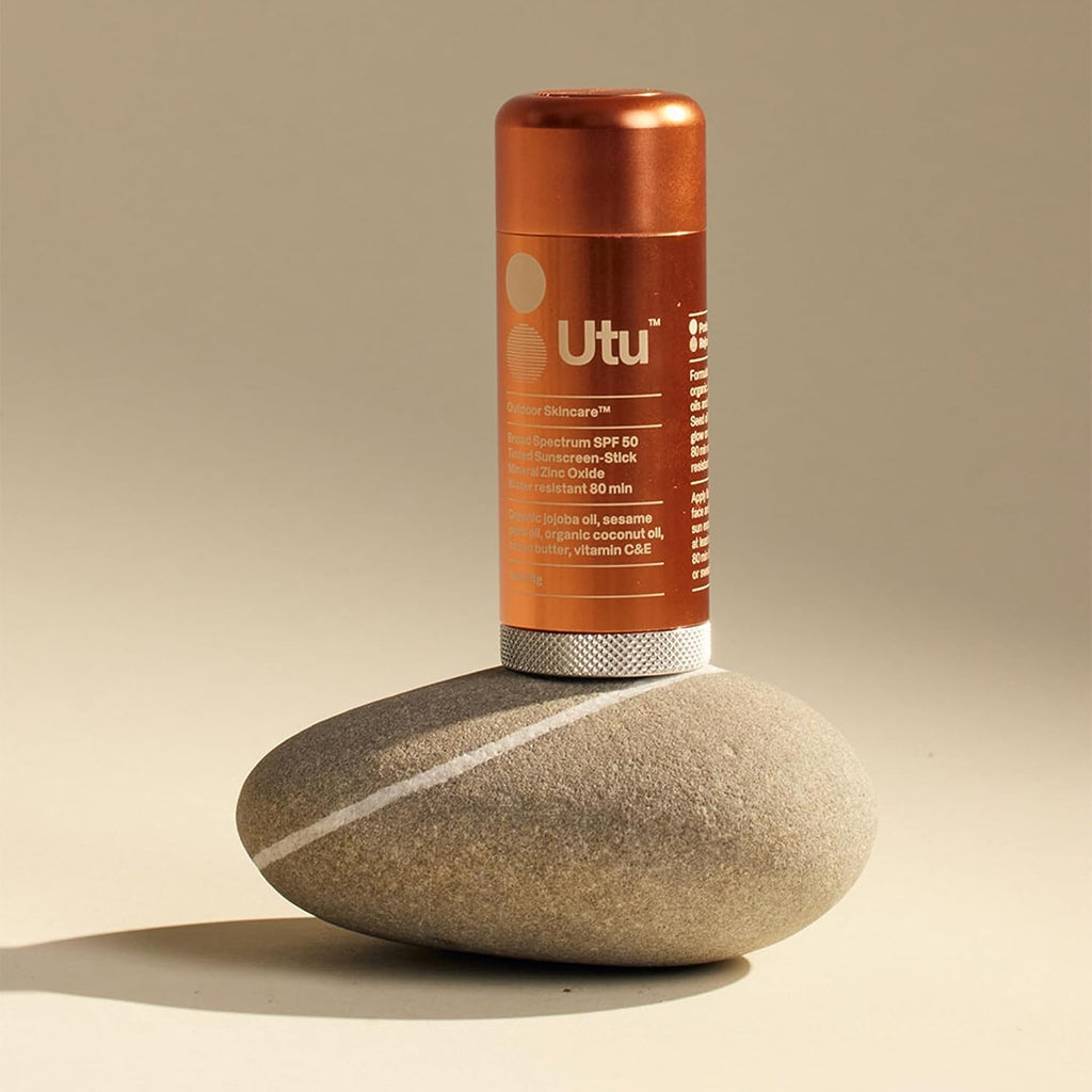 UTU SPF 50 Lightly Tinted Mineral Sunscreen Stick - 1oz