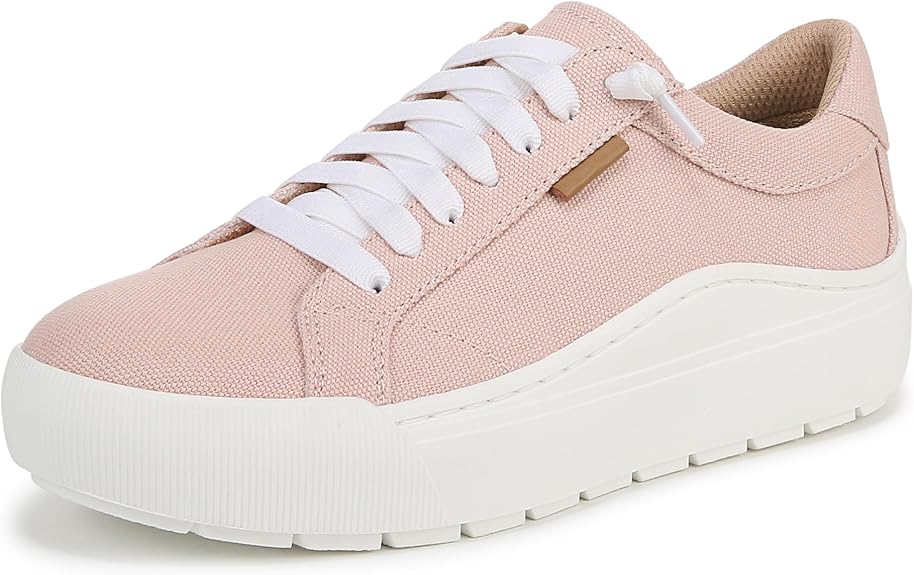 Dr. Scholl's Time Off Knit Lace Up Sneaker - Blush Pink - Size 11 M