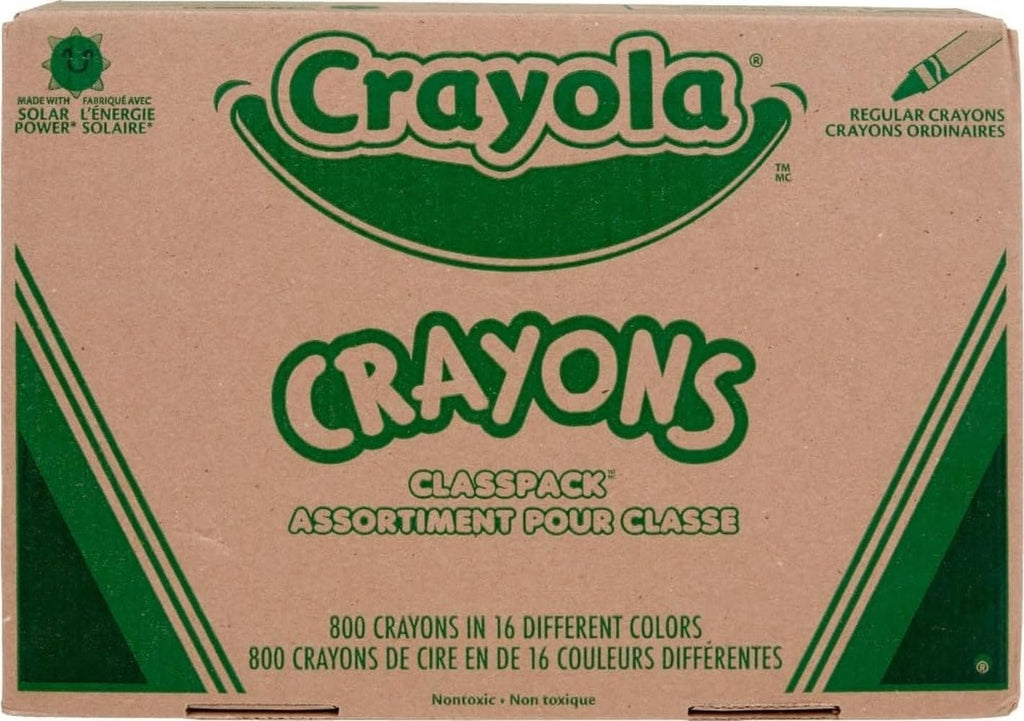 CRAYOLA CRAYON Classpack - 16 Colors - 800 CT