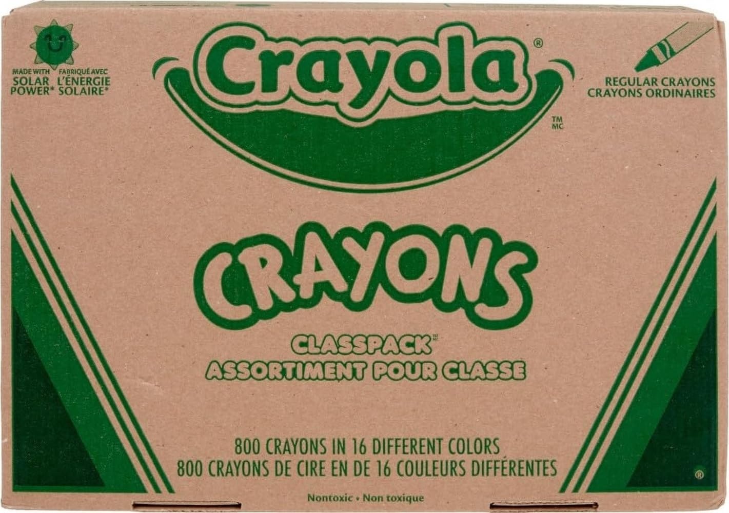CRAYOLA CRAYON Classpack - 16 Colors - 800 CT
