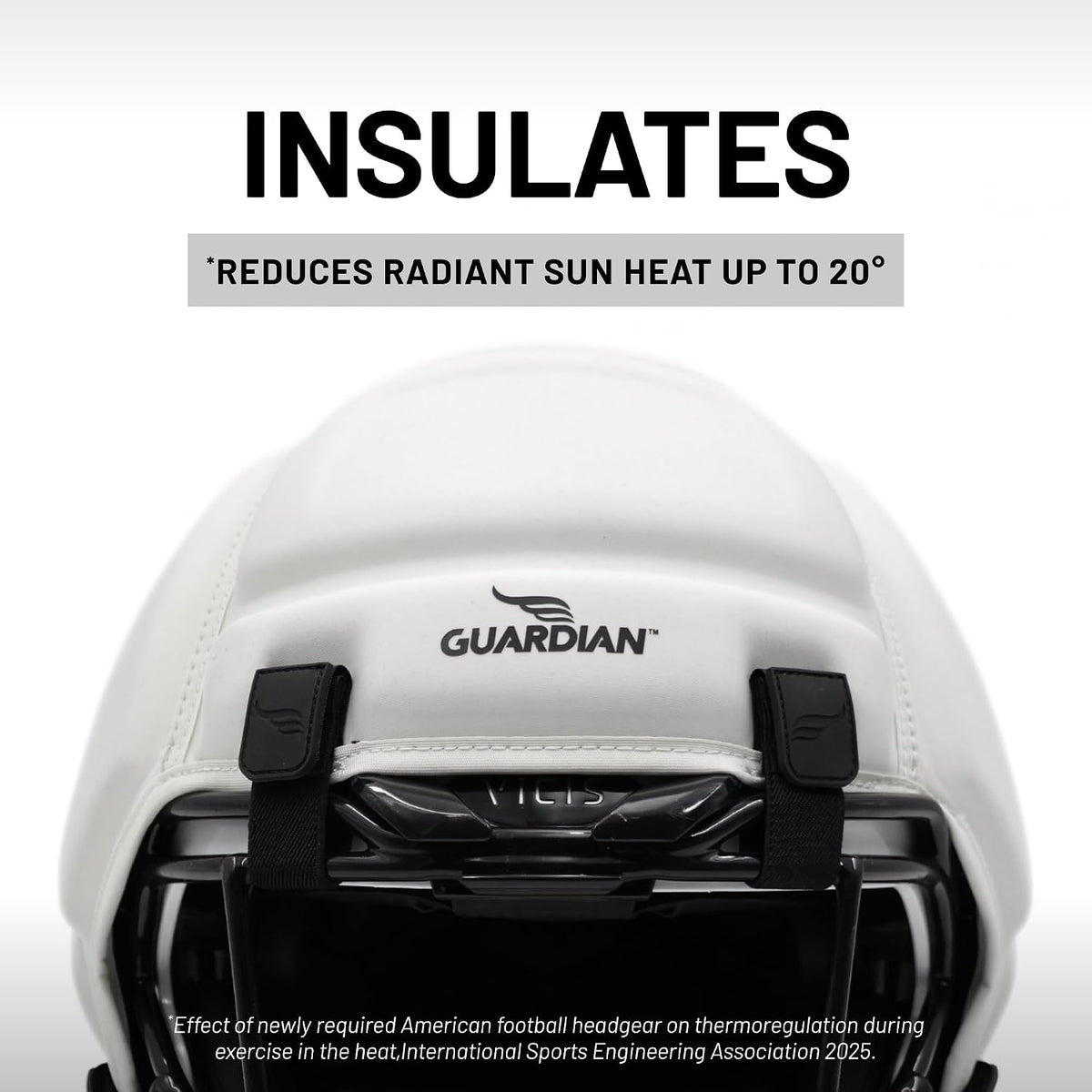 Guardian Cap XT 2.0, Red - Padded, Soft-Shell Helmet Cover for Football - Reduces Impact and Protects Helmets - Sleek Design - One Size Fits All for Youth, High School & College Players