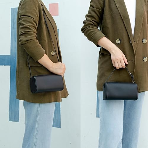 Premium Full-Grained Leather Crossbody Purses for Women, Hobo Bags for Women Crossbody with Adjustable Strap