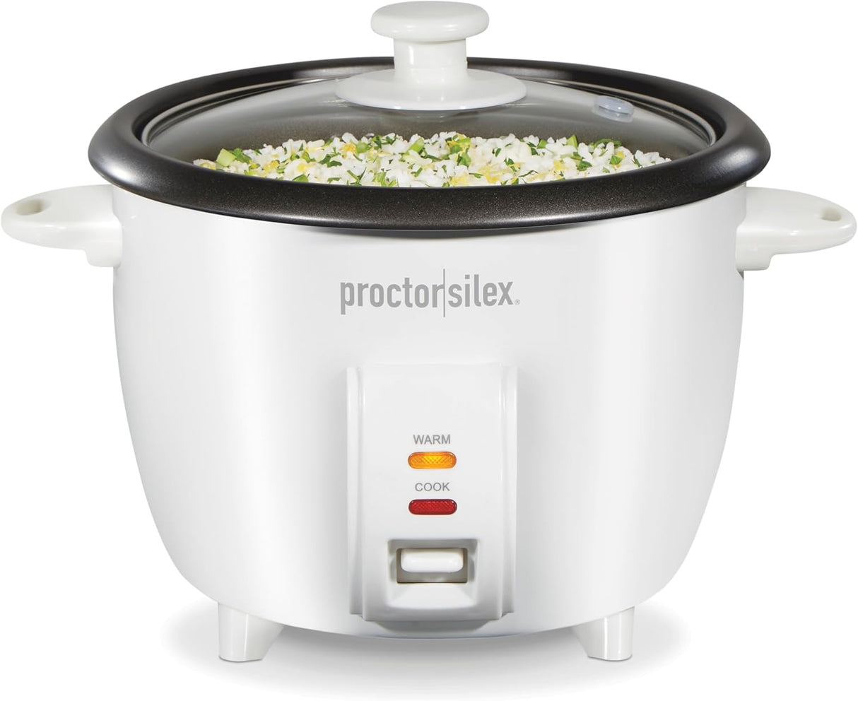 Proctor Silex Rice Cooker & Food Steamer, 10 Cups