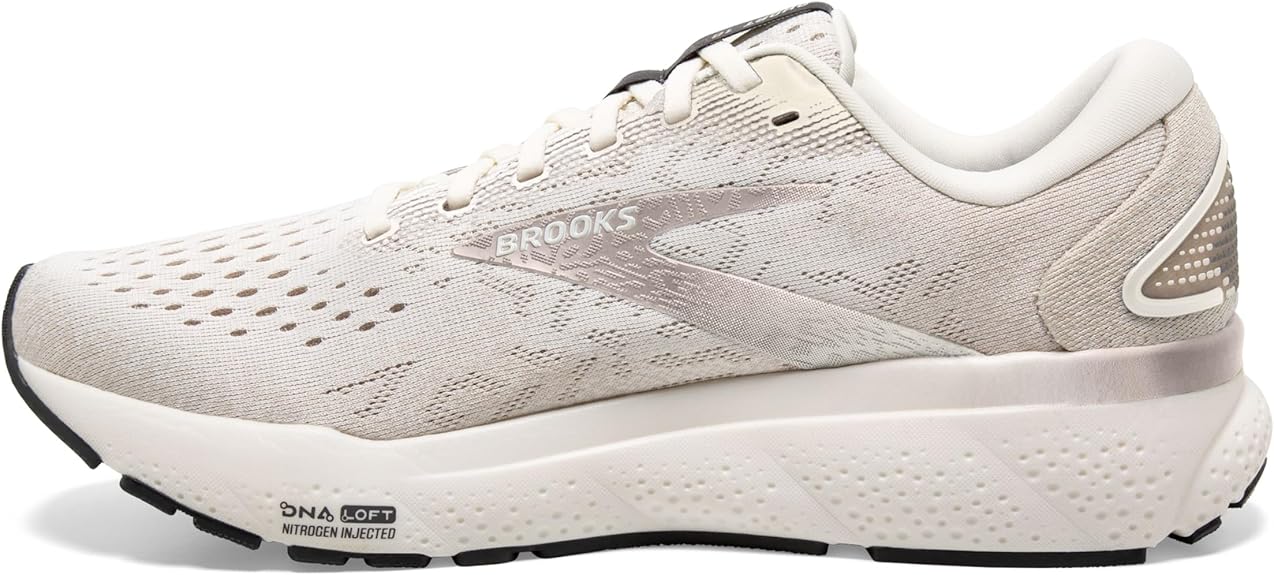 Brooks Men’s Ghost 16 Neutral Running Shoe - Coconut/Chateau/Forged Iron - Size 11.5