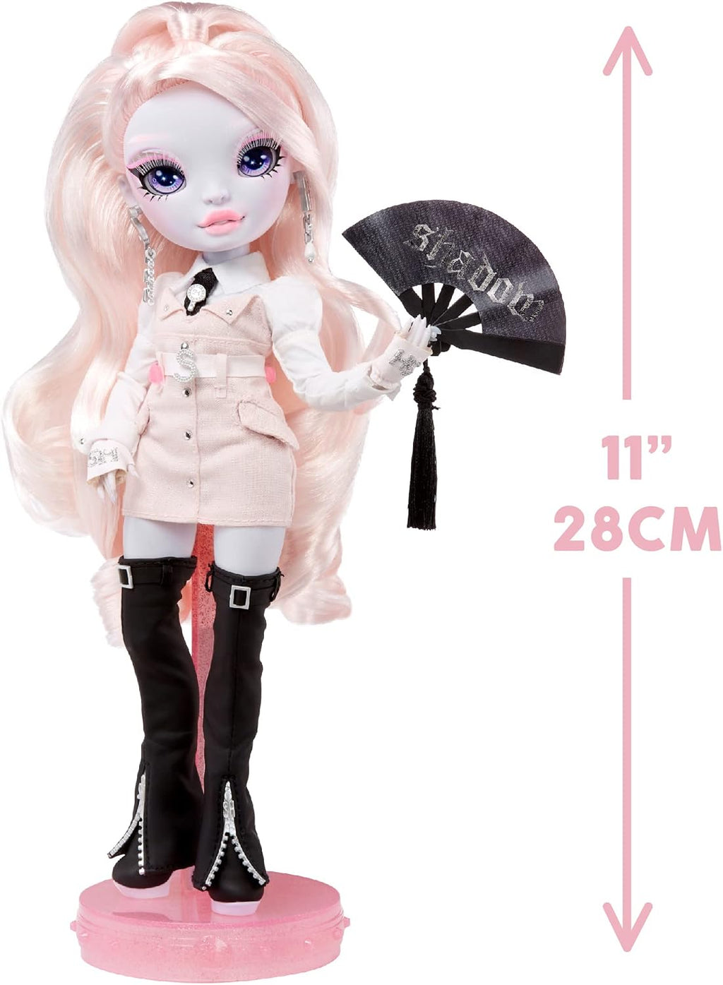 Rainbow High Shadow High Karla Choupette - Pink Fashion Doll - Fashionable Outfit & 10+ Colorful Play Accessories