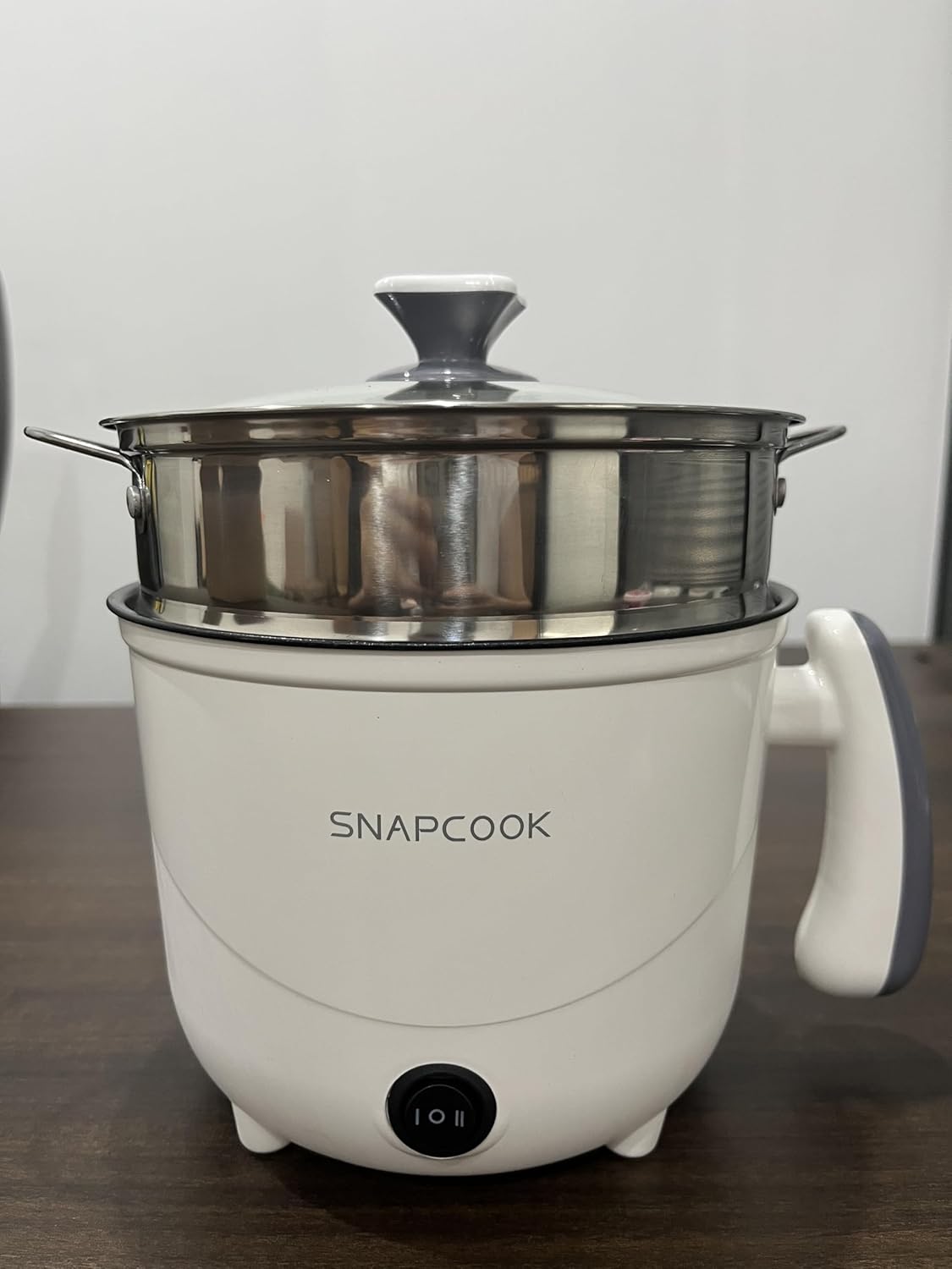 SNAPCOOK Hot Pot Electric Upgraded, Non-Stick Sauté Pan, Rapid Noodles Electric Pot, 1.5L Mini Portable Hot Pot