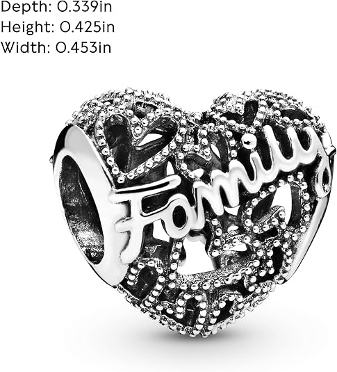 PANDORA Hearts Charm - Sterling Silver