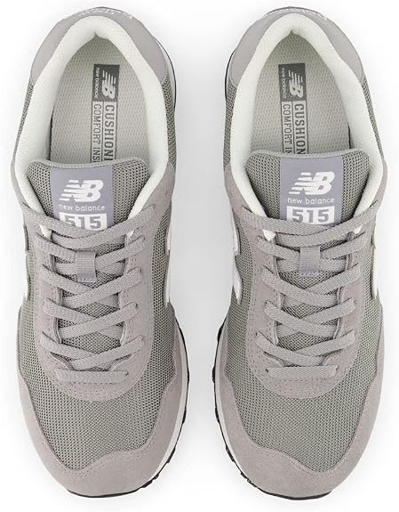 NEW BALANCE Men's 515 Athletic Shoe - Grey/Slate Grey/White - 8M