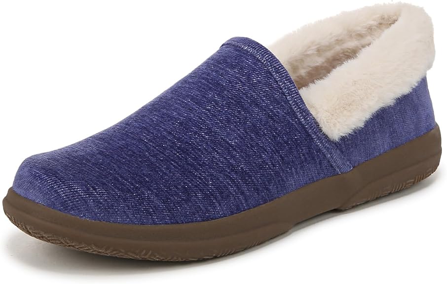 Vionic Clare Slip On Slippers Denim Denim Size: 9M