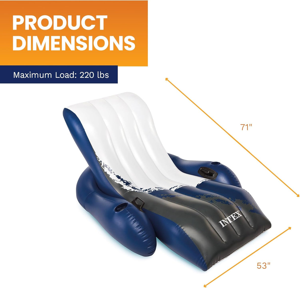 INTEX Floating Recliner Lounge