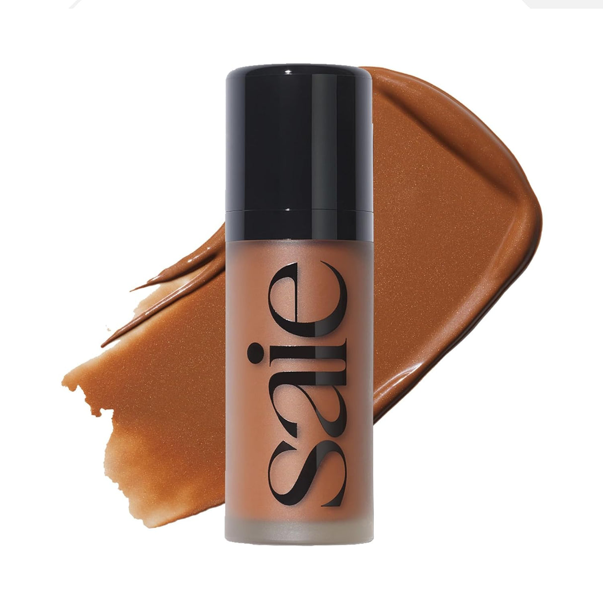 Saie | Dew Bronze Soft-Focus Liquid Bronzer in Swim | 04