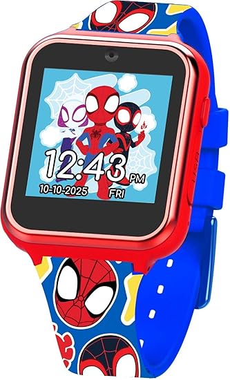 Accutime Marvel Spidey and His Amazing Friends Educational Touchscreen Smart Watch(NEW, OPEN BOX)