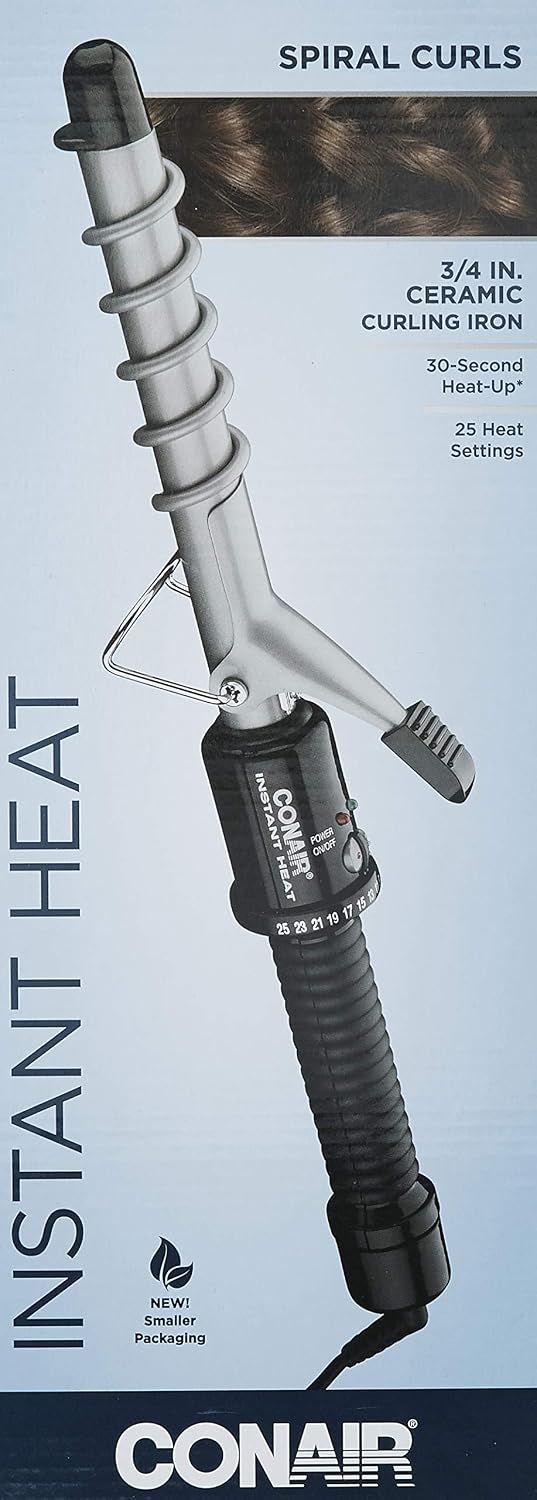 Conair Instant Heat Spiral 3/4-Inch Curling Iron