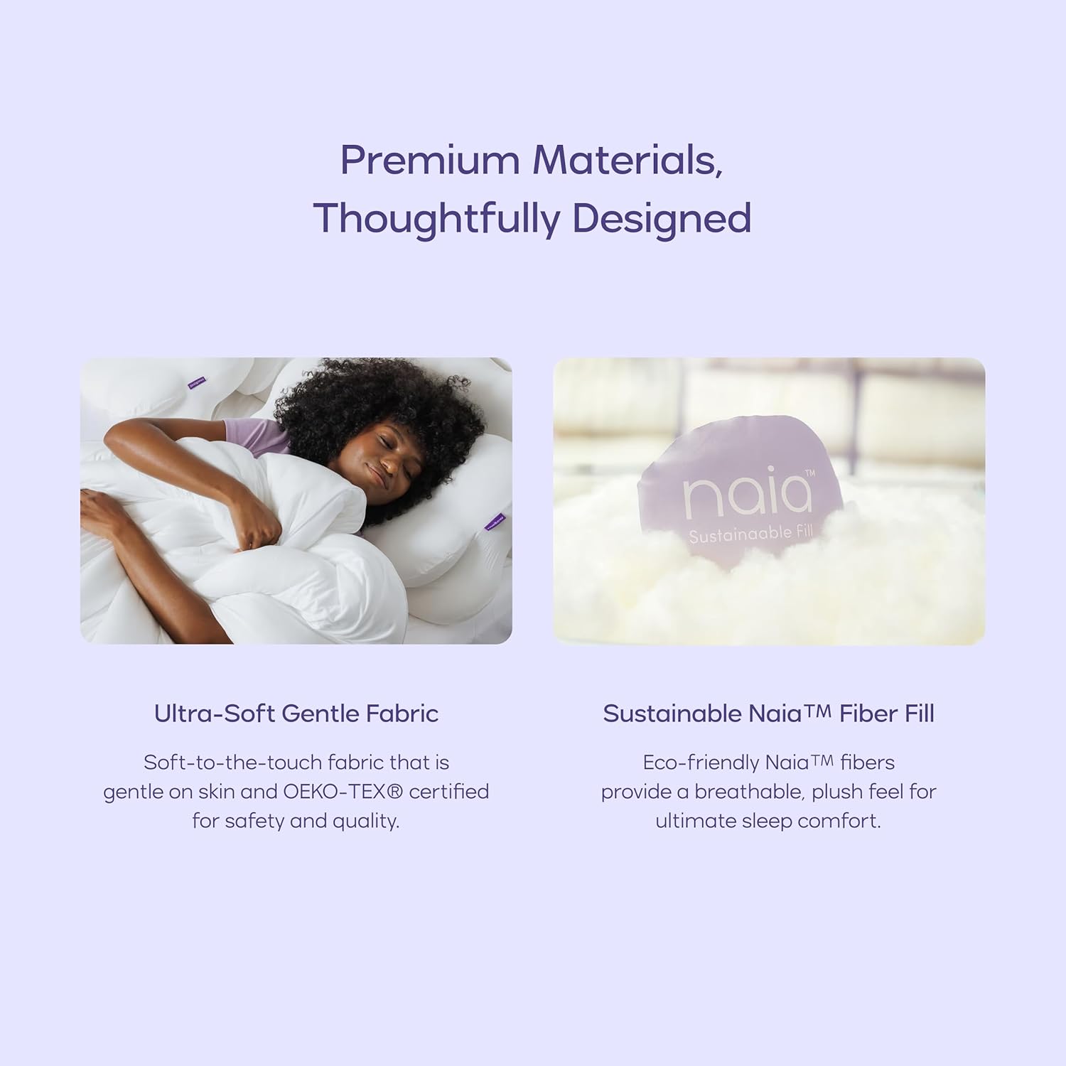 Mellow Marshmellow Comforter King/Cal King, Oeko-TEX Class I Fabric- White