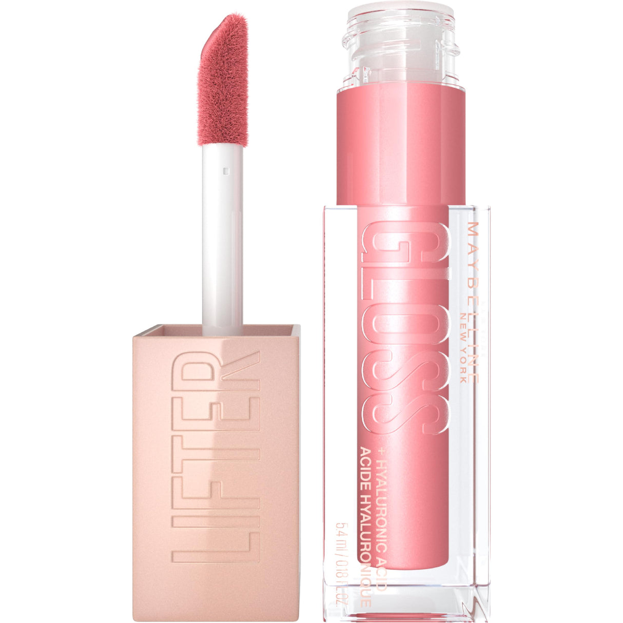 Maybelline Lifter Gloss, Hydrating Lip Gloss with Hyaluronic Acid (004 Silk)