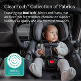 UPPAbaby Aria V2 | Lightweight Infant Car Seat in Jake (Charcoal/Black Leather)