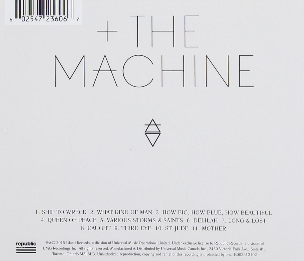 Florence + The Machine How Big, How Blue, How Beautiful Import