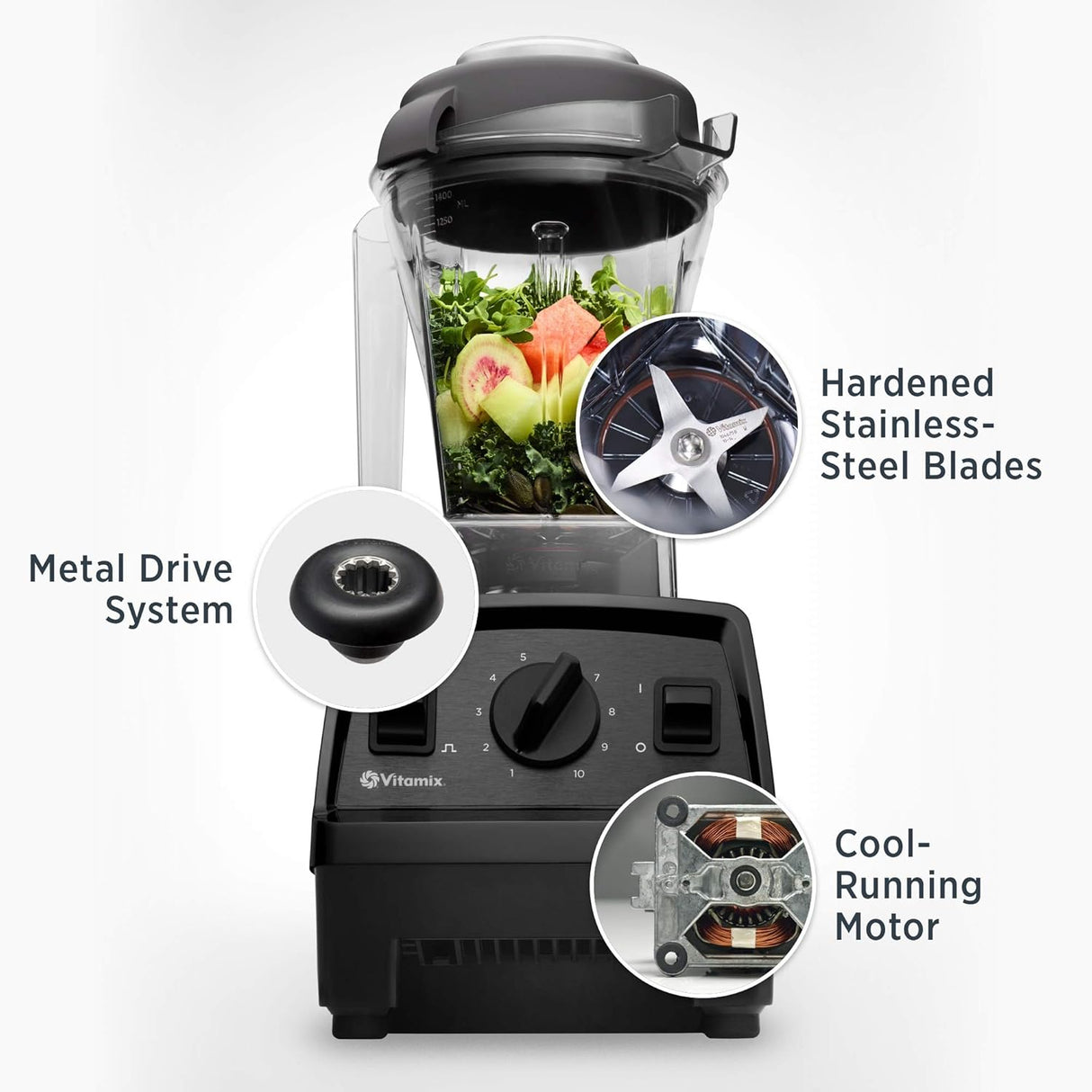 Vitamix E310 Explorer Blender with 48 Oz Container, Aircraft-Grade Stainless Steel Blades
