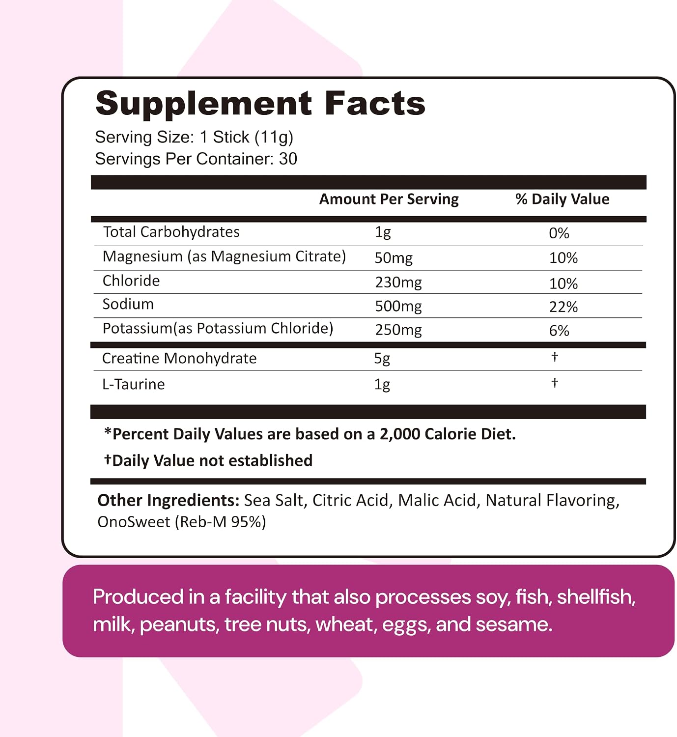 CREATE Creatine and Electrolytes - Passionfruit - 30 Sticks