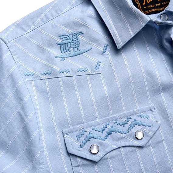 HOWLER BROTHERS Deluxe Crosscut Short sleeve Shirt with Custom Embroidery Size: Small