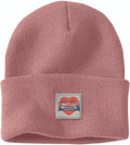 Carhartt Women's Knit Heart Patch Beanie (Rose Tint) - One Size