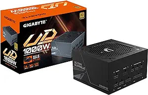 Gigabyte UD1000GM 1000W PCIe 5.0 Modular Power Supply Model: GP-UD1000GM-PG5 SN: 012423 (Used, Open Box)