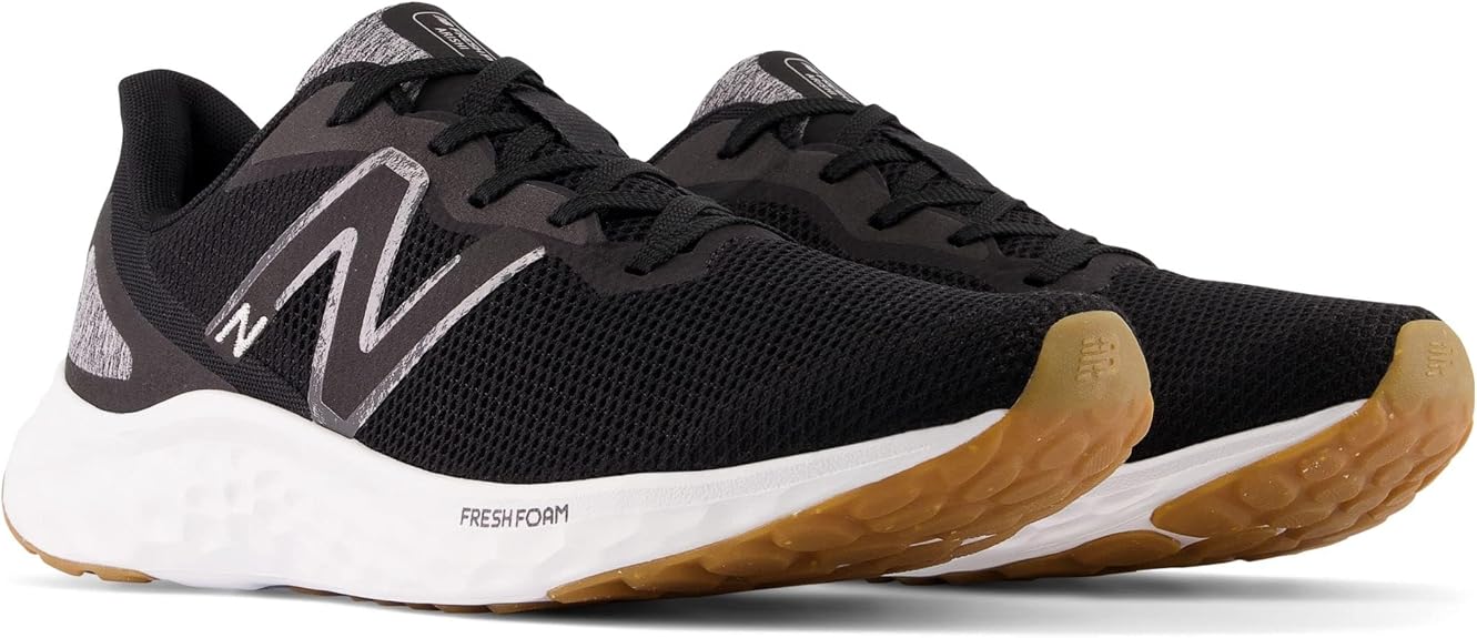 NEW BALANCE Men's Fresh Foam Arishi v4 - Black/Silver Metallic - 12W (2E)