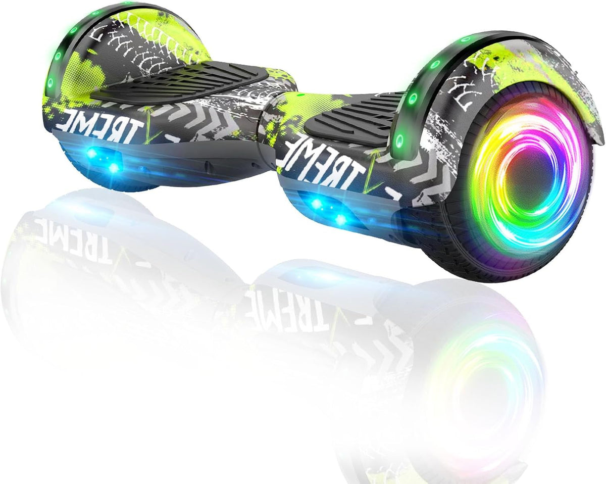 UNI SUN Hoverboard, with Seat Attachment 6.5" All Terrain Scooter 7.5 MPH