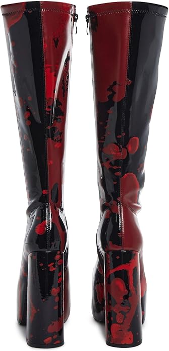 Dolls Kill Scream Queen Go-Go Boots by Trickz N' Treatz - Black - Size 8M