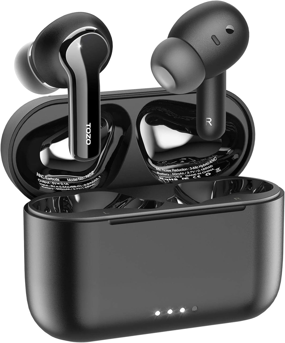 TOZO NC2 Hybrid Active Noise Cancelling Wireless Earbuds