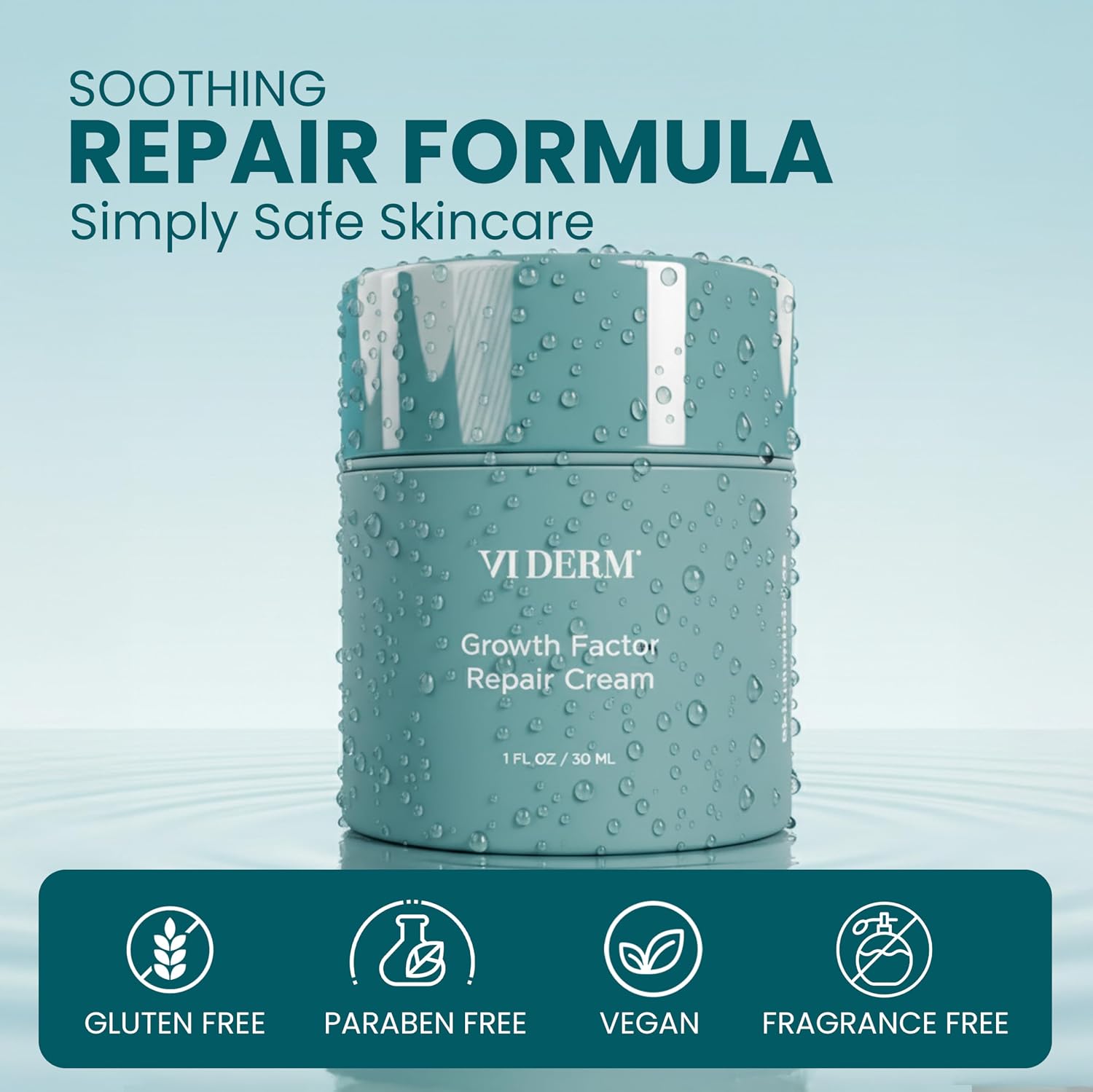 VI DERM Growth Factor Repair Cream – 30 ml