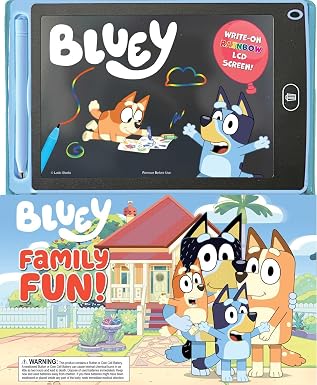 Bluey: Family Fun! - Bluey Toddler Activity, Includes LCD Screen and Stylus for Kids Ages 3-5
