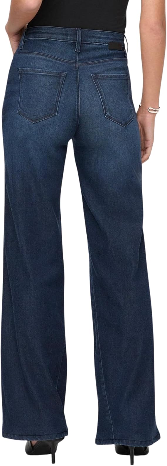 DUER Women's Performance Denim Luxe High Rise Wide Leg Jean  28W x 32L