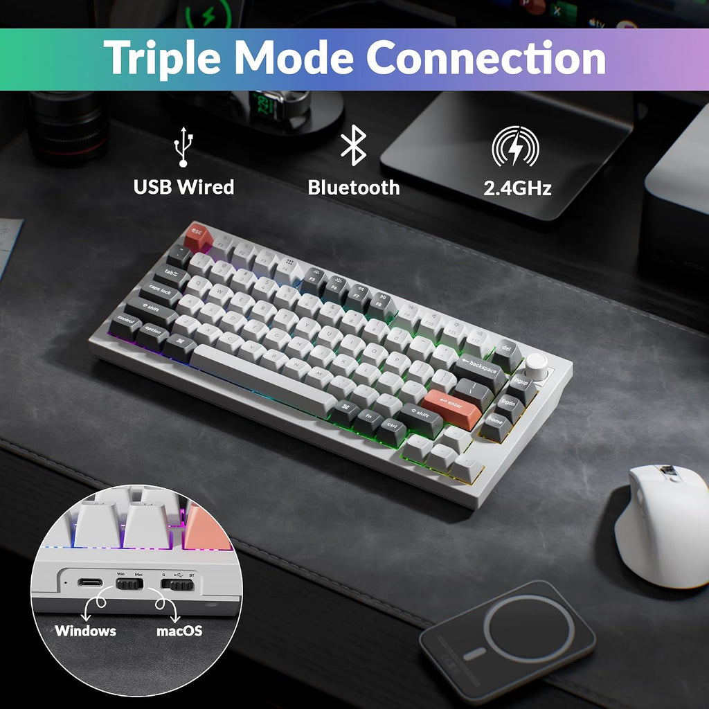 Keychron Q1 Ultra 8K 75% Wireless Custom Mechanical Keyboard